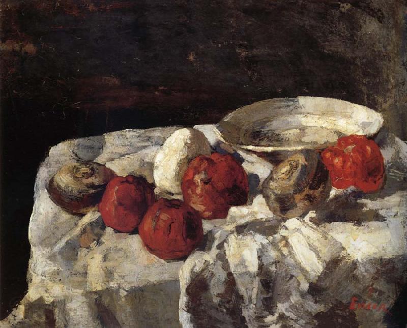 James Ensor The Red apples